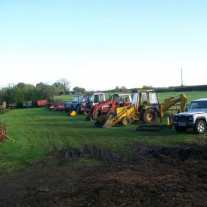2017 27 10 Bury Lane Gazeley Rd Tony Jennings yard just before the sale 1