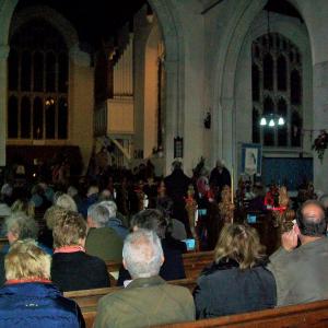 2018 09 11 Saint Peters Church decorated to commemorate the 100th year since the end of the Great war 5