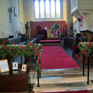 2018 09 11 Saint Peters Church decorated to commemorate the 100th year since the end of the Great war 8