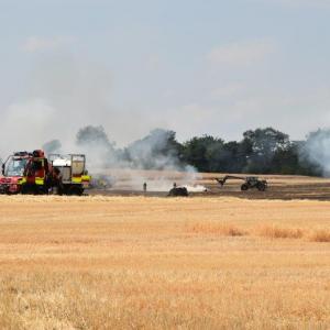 2018 25 07 Farm fire at Moulton Manor Farm 3