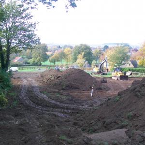 2019 05 11 work starts at No15 brookside former home of John James 2