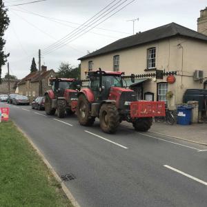 2019 19 07 The Street Moulton no parking at the shop
