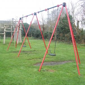 2020 08 12 adjacent swings removed. Covid 19 measures.