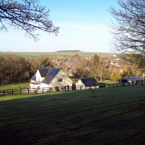 2020 24 12 view from Bonfire Hill of John Gorses house