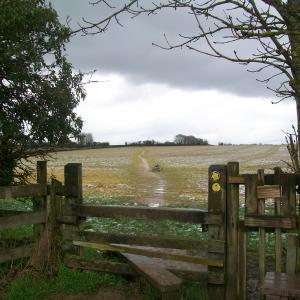 2020 27 02 Bonfire Hill footpath towards Gazeley Moulton.