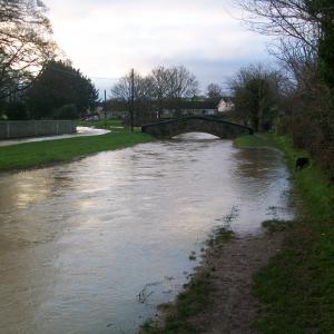 2021 01 01 Moulton in flood 1
