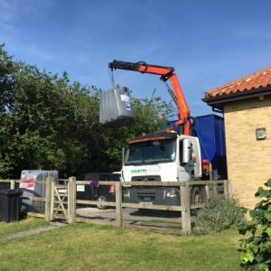 2021 21 09 Moulton Village Hall bottle bank emptied