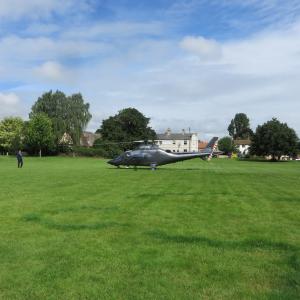 2021 30 07 Village Green helecopter to the races 2