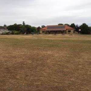 2022 August Playing Field drought conditions
