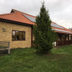 2022 Dec Sports Field Christmas tree erected.