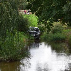 2022 Sept Brookside car in the river 1