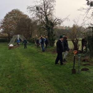 2022 Sport Field Planting new boundary hedge 1